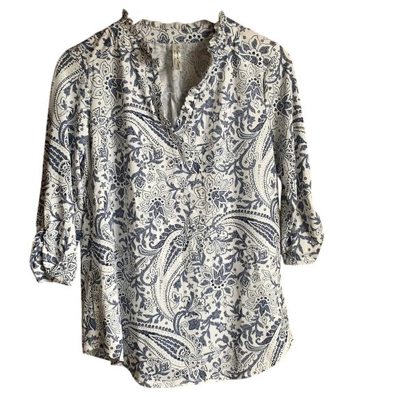 Perceptions Size Medium paisley pullover blouse. - Picture 1 of 3
